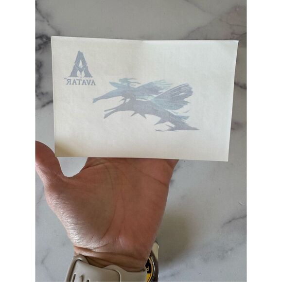 Avatar Way of Water glow in the dark Kelloggs temporary tattoo ikran banshee Dis - Picture 4 of 4